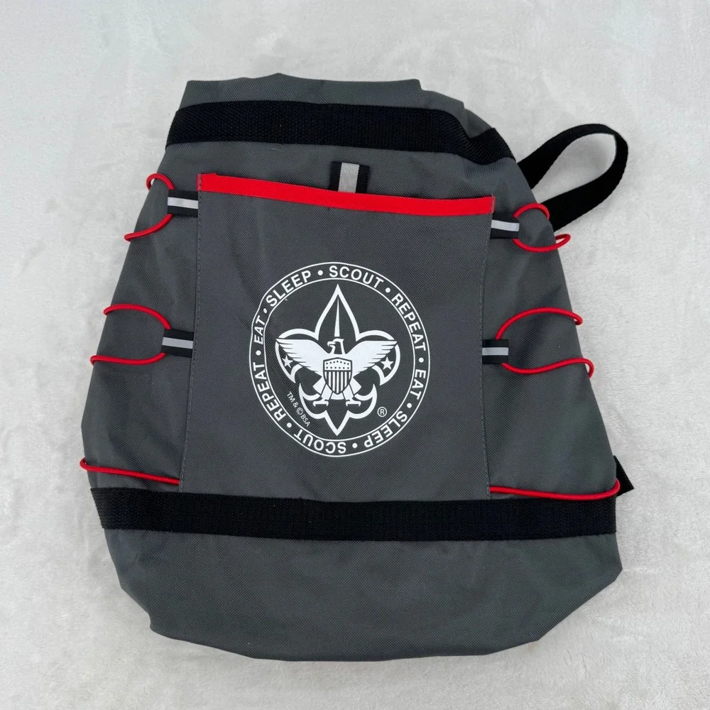 Boy Scouts of America Dry Bag Backpack Roll Top Bungee Cord Adjustable Straps